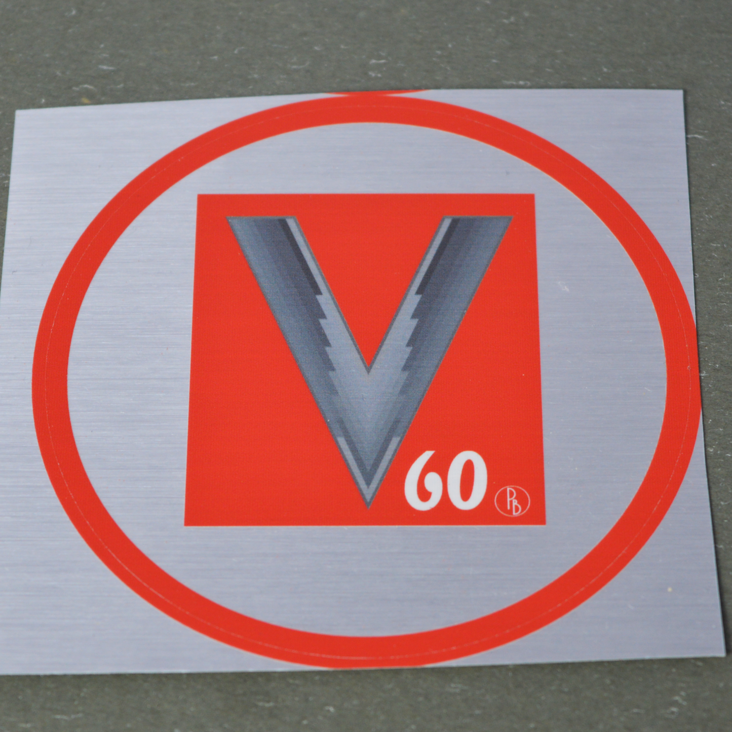V60 Vinyl Sticker
